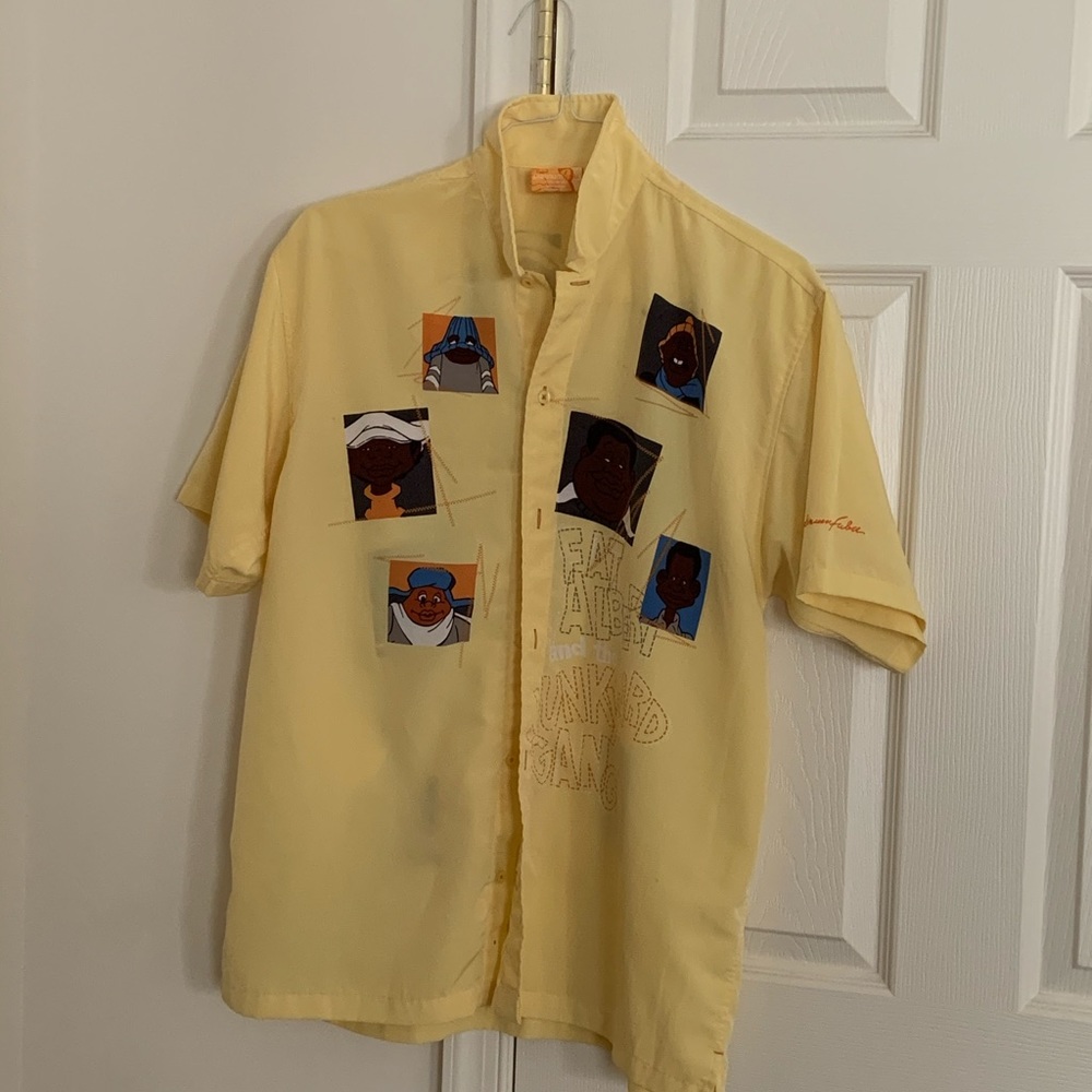 PlatinumFUBU Shirt/Vintage Multicolor Cartoon